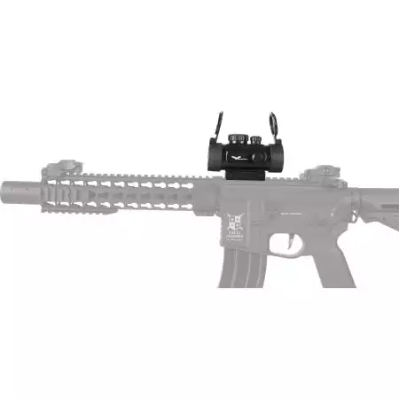 Red Dot Tube 1x30 + Laser JS Tactical - Noir