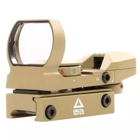 Red Green Dot Sight Reflex Visée Point Rouge & Verte - Tan