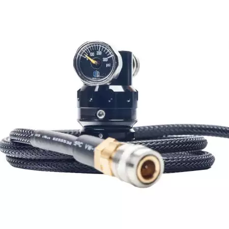 R&eacute;gulateur HPA FLO MAX - Ligne US - Alu CNC - MechLabs - Noir