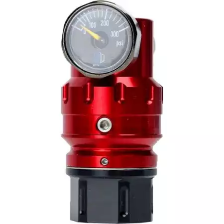 R&eacute;gulateur HPA FLO MAX - Ligne US - Alu CNC - MechLabs - Rouge