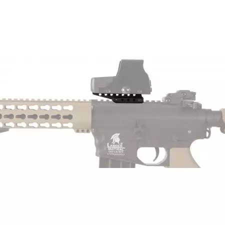 R&eacute;hausse 8 Slots Rail Picatinny  JS Tactical - Noir