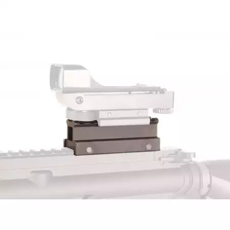 Rehausse 8 Slots Rail Picatinny Metal JS Tactical - Noir