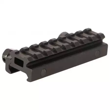 Rehausse Compact 8 Slots Rail Picatinny JS Tactical - Noir