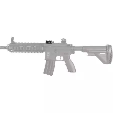 Rehausse QD 3 Slots Picatinny JS Tactical - Noir
