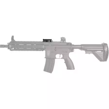 Rehausse QD 5 Slots Picatinny JS Tactical - Noir