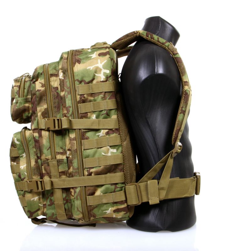 Woodland camouflage molle sac à Dos Assault sac à dos 20 L petite armée tactique jour pack