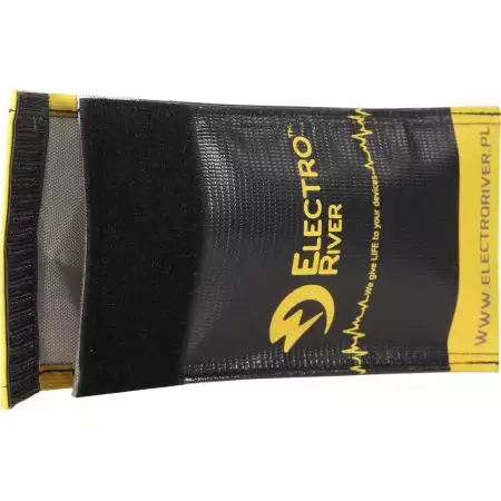 Sac Ignifugé Protection Batterie LiPO Bag-S Electro River - Noir