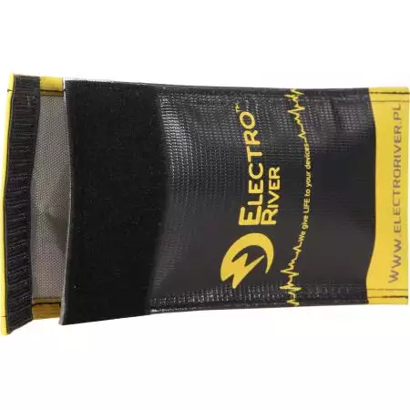 Sac Ignifug&eacute; Protection Batterie LiPO Bag-S Electro River - Noir