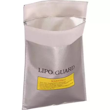 Sac Ignifug&eacute; Protection Batterie LiPO Fuel RC - Gris