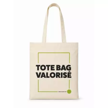 Sac Tote Bag Valorise Coton DG Airsoft - Blanc