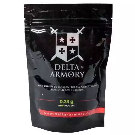 Sachet 1000 Billes 0.23g Bio Delta Armory - Blanches