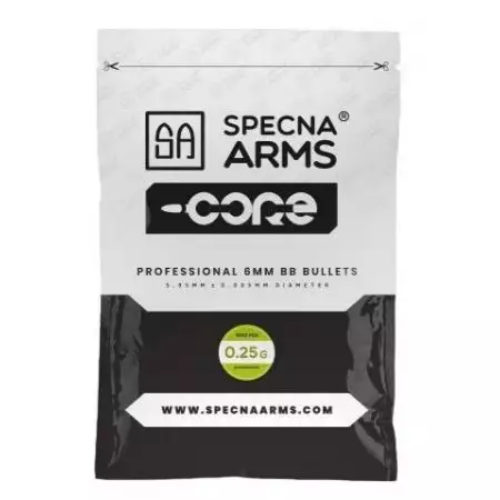 Sachet 1000 Billes 0.25g Core Bio Specna Arms - Blanches