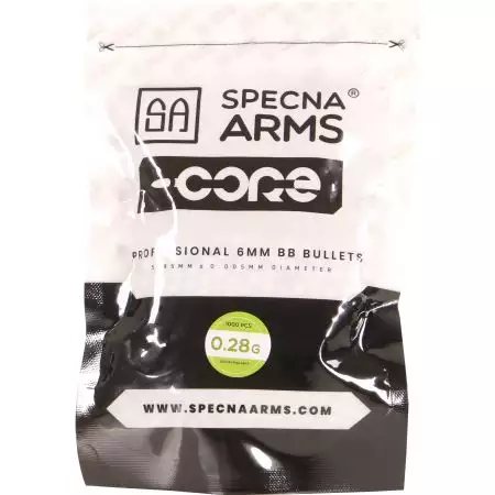 Sachet 1000 Billes 0.28g Core Bio Specna Arms - Blanches
