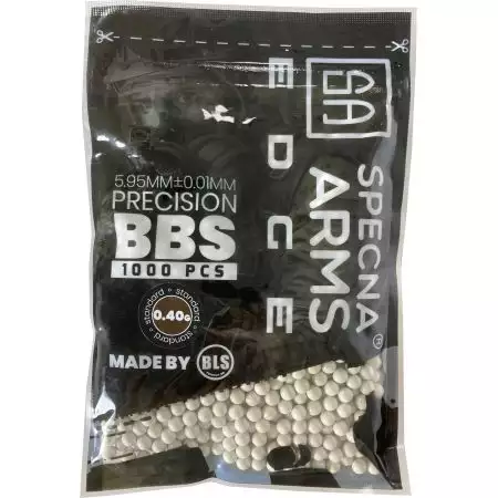 Sachet 1000 Billes (BBs) 0.40g Specna Arms Edge BLS - Ivoire
