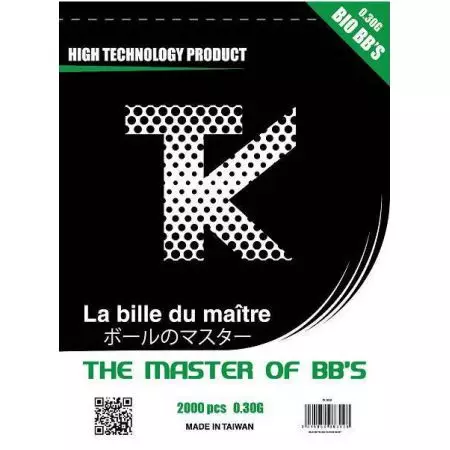 Sachet 2000 Billes  Bio 0.30g Tanio Koba - Blanches