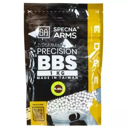 Sachet 2500 Billes 0.40g Bio Edge Ultra Specna Arms - Blanches