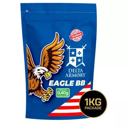 Sachet 2500 Billes 0.40g Eagle Bio Delta Armory - Blanches