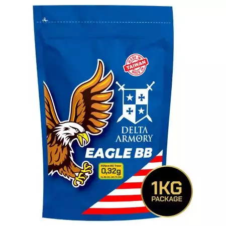 Sachet 3100 Billes Traçantes 0.32g Bio Eagle Delta Armory - Blanches