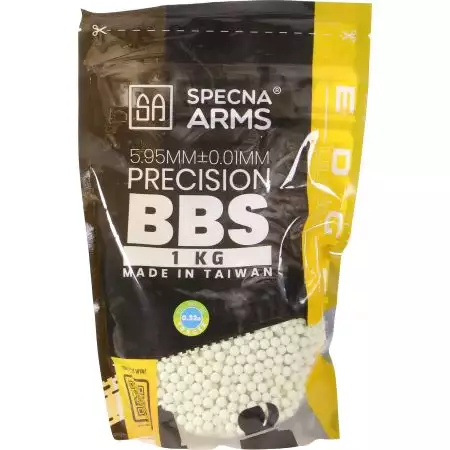 Sachet 3100 Billes Traçantes 0.32g Bio Edge Ultra Specna Arms - Blanches
