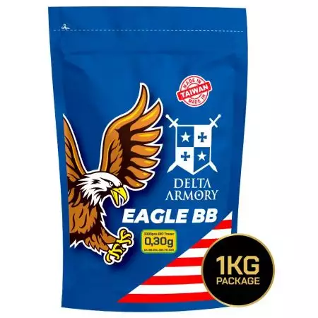 Sachet 3300 Billes Traçantes 0.30g Bio Eagle Delta Armory - Blanches