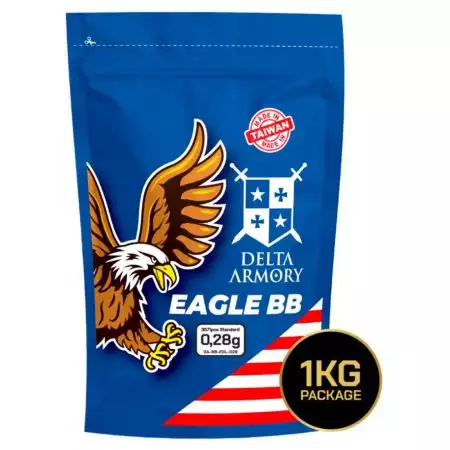 Sachet 3500 Billes 0.28g Eagle Delta Armory - Blanches