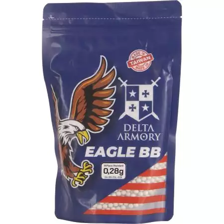 Sachet 3500 Billes 0.28g Eagle Delta Armory - Blanches
