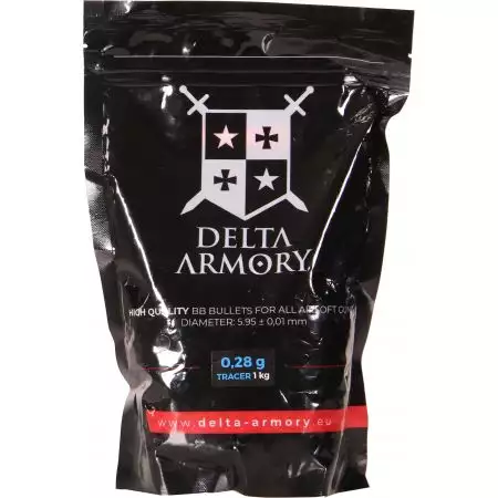 Sachet 3500 Billes Traçantes 0.28g Delta Armory - Blanches