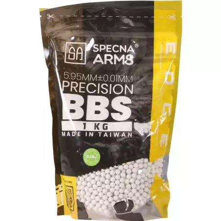 Sachet 4000 Billes 0.25g Bio Edge Ultra Specna Arms - Blanches