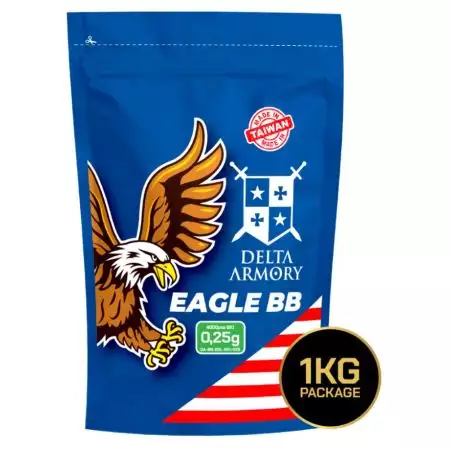 Sachet 4000 Billes 0.25g Eagle Bio Delta Armory - Blanches