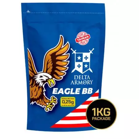 Sachet 4000 Billes Traçantes 0.25g Bio Eagle Delta Armory - Blanches