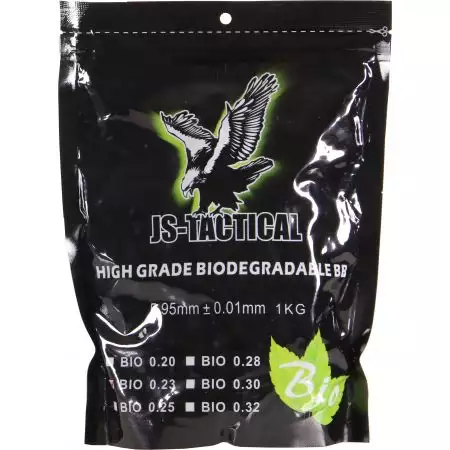 Sachet 4300 Billes 0.23g Bio JS Tactical - Vert