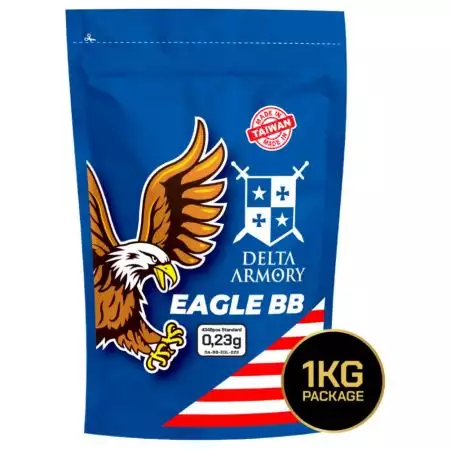 Sachet 4300 Billes 0.23g Eagle Delta Armory - Blanches