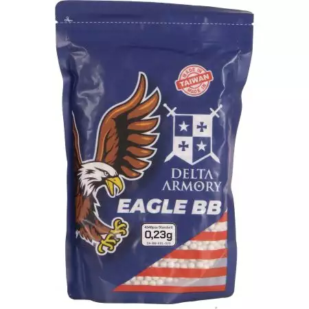 Sachet 4300 Billes 0.23g Eagle Delta Armory - Blanches