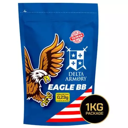 Sachet 4300 Billes Traçantes 0.23g Bio Eagle Delta Armory - Blanches