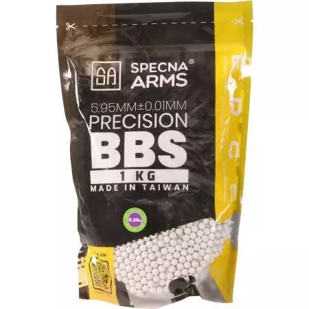 Sachet 5000 Billes 0.20g Bio Edge Ultra Specna Arms - Blanches
