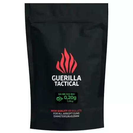 Sachet 5000 Billes 0.20g Bio Guerilla - Blanches