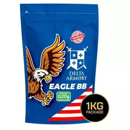 Sachet 5000 Billes 0.20g Eagle Bio Delta Armory - Blanches