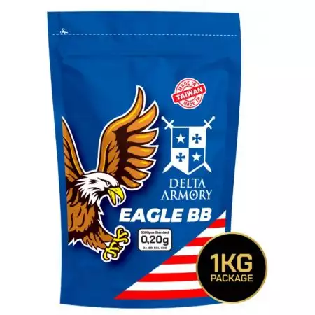 Sachet 5000 Billes 0.20g Eagle Delta Armory - Blanches