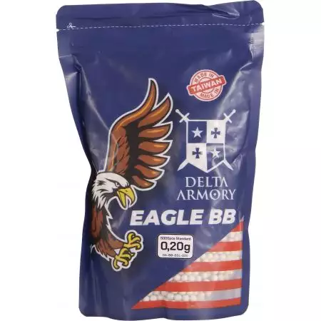 Sachet 5000 Billes 0.20g Eagle Delta Armory - Blanches
