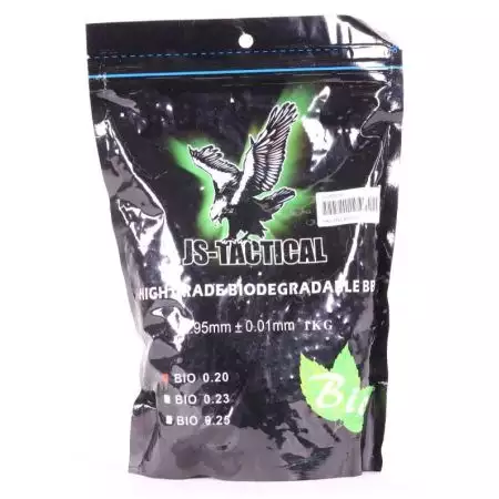 Sachet 5000 Billes (BBs) 0.20g Bio JS Tactical - Blanches