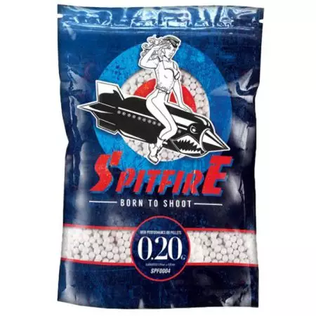 Sachet 5000 Billes (BBs) Blanches 0.20g Spitfire