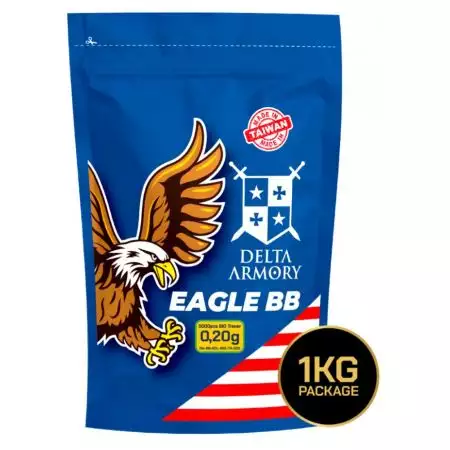 Sachet 5000 Billes Traçantes 0.20g Bio Eagle Delta Armory - Blanches