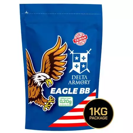 Sachet 5000 Billes Traçantes 0.20g Eagle Delta Armory - Blanches