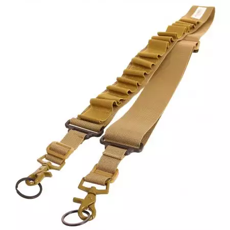 Sangle Cartouchi&egrave;re 15 cartouches Fusil &agrave; Pompe - Tan