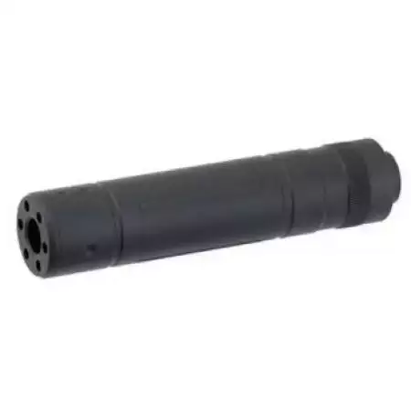 Silencieux avec Deport 145x30mm &ndash; 14mm CCW METAL - Noir