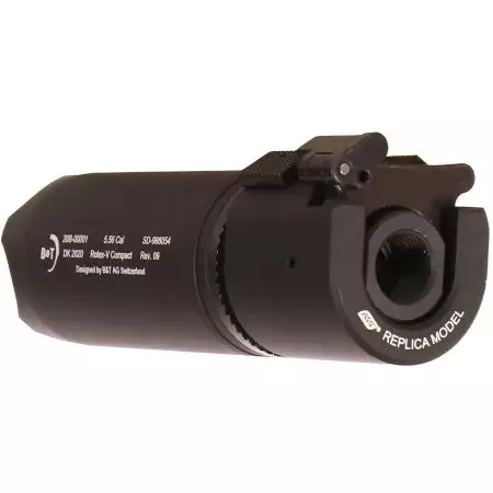Silencieux B&T Rotex-V Compact 130x40mm - 14mm CCW ASG - Noir