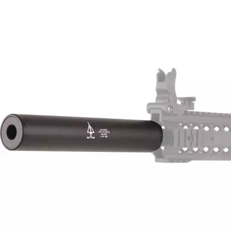 Silencieux Delta Force - 195x35mm - 14mm CW & CCW - Cyma - Noir