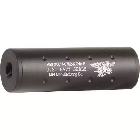 Silencieux Navy Seals - 105x35mm - 14mm CCW & CW - FMA - Noir