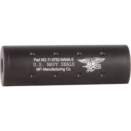 Silencieux Navy Seals - 105x35mm - 14mm CCW & CW - FMA - Noir