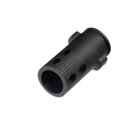 Silencieux QD Gemtech 185x35mm 14mm CCW Antihoraire King Arms Noir